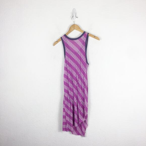 Free People Azalea Topsy Turny Purple Stripe Tunic Dress Small - Picture 10 of 10